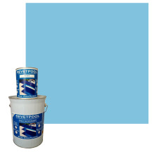 Peinture époxy bleue 5L pour piscine