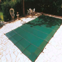 Bâche d\'hiver de sécurité filet Ménuires Safe pour piscine
