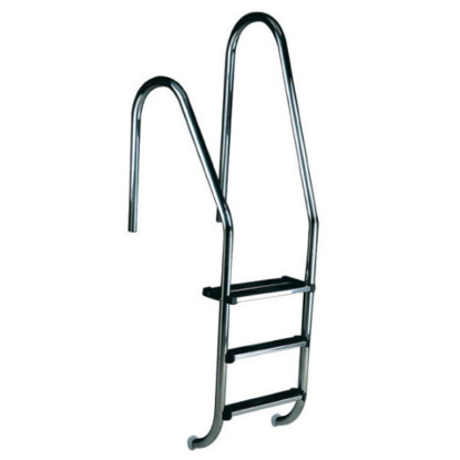 Echelle asymétrique inox 2 à 5 marches pour piscine