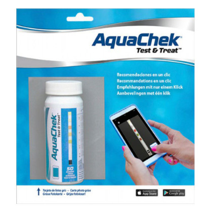 Bandelettes d\'analyse de l\'eau Aquachek via application mobile