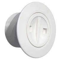 Prise balai Astral blanc pour piscine béton