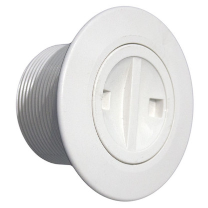 Prise balai Astral blanc pour piscine béton