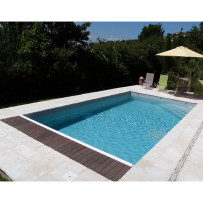 Volet de piscine immergé avec moteur dans l\'axe