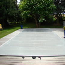 Bâche à barres WaluCover Starlight pour piscine jusqu\'à 11 x 5,5 m