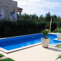 Kit piscine polystyrène sur-mesure avec palette filtrante (encombrement réduit)