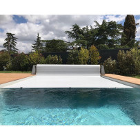 Volet de piscine Hélios Solaire hors sol APF sans fins de course