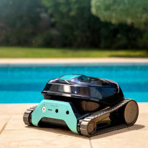 Robot piscine sans fil Dolphin Liberty 300 avec perche de rappel