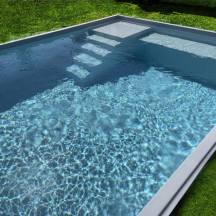 Piscine coque vinylester 7 x 3,60 m Pietra by Belora