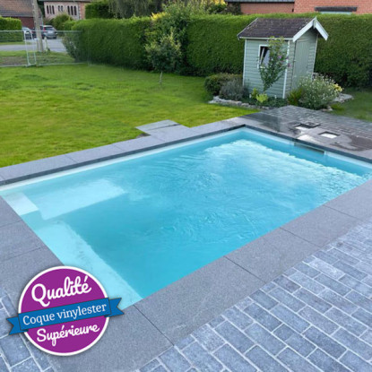 Piscine coque vinylester 4 x 2,50 m Bella by Belora