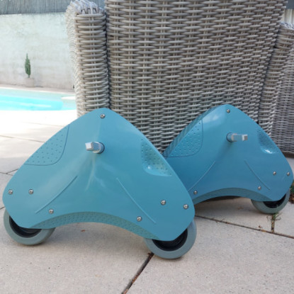 Enrouleur de bâche à barre universel Padolo avec télécommande sans fil