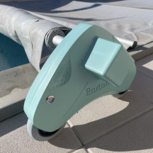 Enrouleur de bâche à barre universel Padolo avec télécommande sans fil