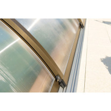 Abri de piscine télescopique bas Tenor 6,42 x 3,32 x h1,15m