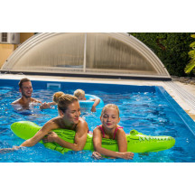 Abri de piscine télescopique bas Tenor 8,54 x 3,80 x h1,37m