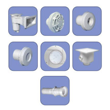 Kit pièces à sceller pour piscine à revêtement liner