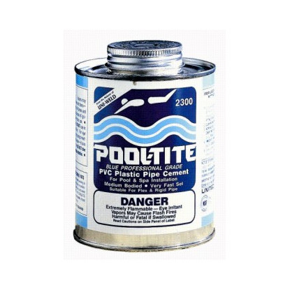 Colle bleue PVC piscine 118g - Piscinewebstore.com