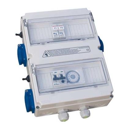 Coffret éléctrique pour piscine bois Ubbink - Piscinewebstore.com