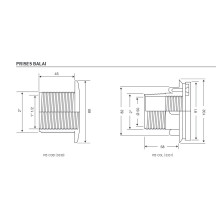 Prise balai liner Hayward - Cofies 3331DGR/3330/3331/3333