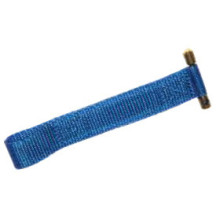 Sangle boucle avec insert côté enroulement coloris bleu