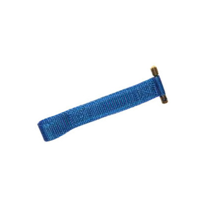 Sangle boucle avec insert côté enroulement coloris bleu