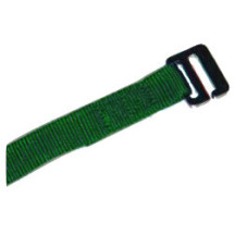 Sangle de tension avec passant inox S côté enroulement coloris vert