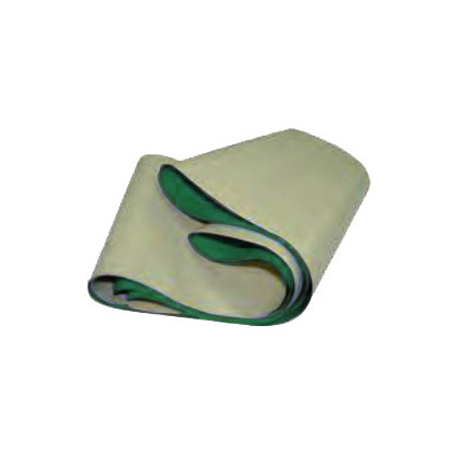 Bande anti-abrasion interchangeable en PVC 650 gr/m2 sable/vert