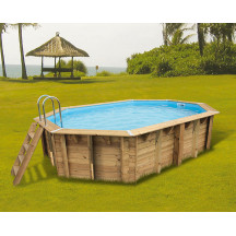 Piscine bois Ubbink Ocea 5,50 x 3,55m