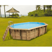 Piscine bois Ubbink Ocea 5,50 x 3,55m