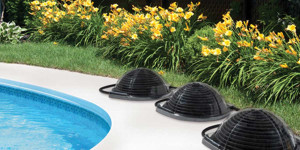 Chauffage solaire pour chauffer l\'eau de la piscine