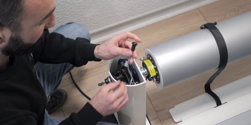 Volet piscine avec fins de course électroniques ou mécaniques