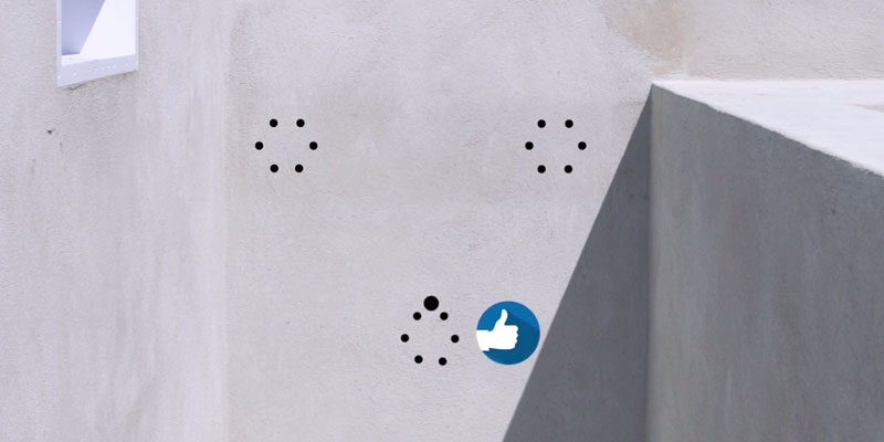 Perçage de la paroi pour les PASV du volet immergé