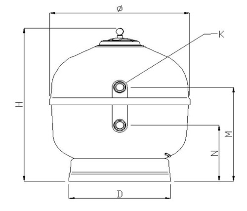 Filtre à sable Aster Astral