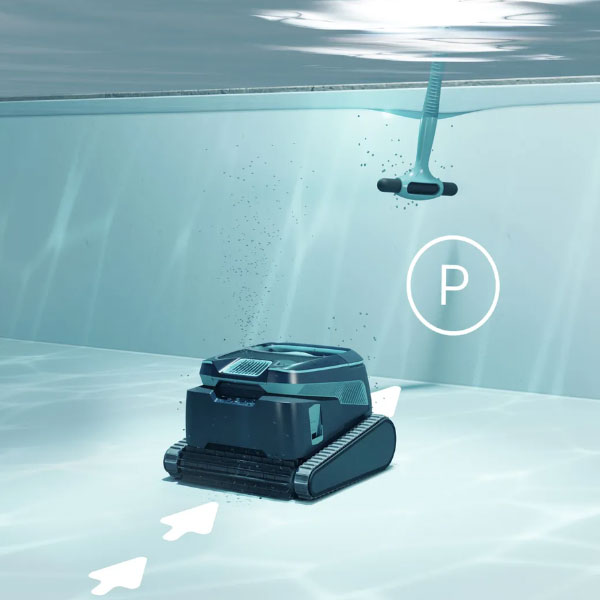 Sortie automatique du robot Dolphin Liberty 600 grâce à la fonction Click Up