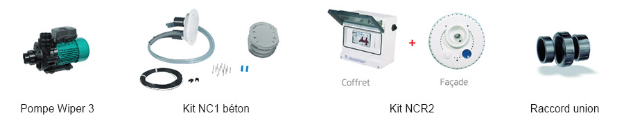 Kit nage à contre-courant Wiper 3