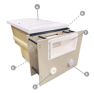 Composition du mur de filtration GS8 Connect