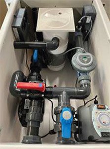 Option régulateur de pH et électrolyseur au sel