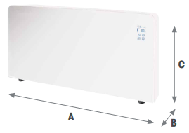 Dimensions du déshumidificateur DPM Design