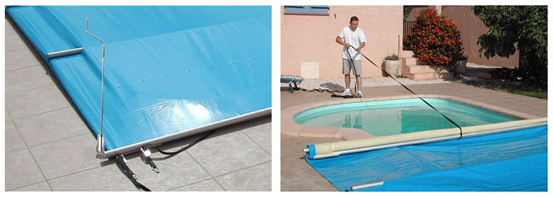 Manipulation sans effort de votre bâche à barres Astralpool Evo