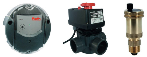 Régulation pour chauffage solaire Roth