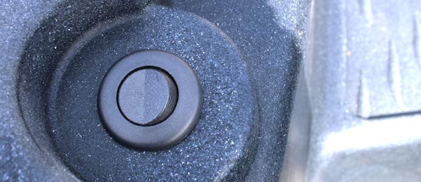 Bouton de contrôle du débit d'air