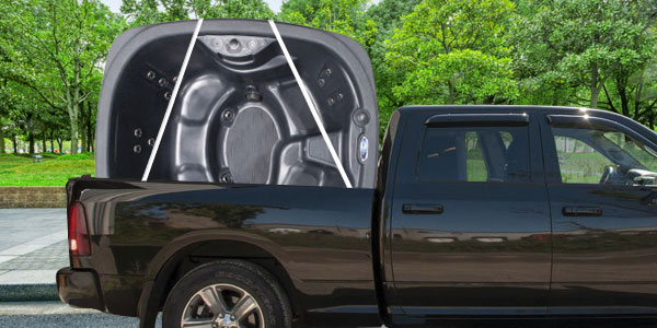 Transport facile du spa portable Vénus