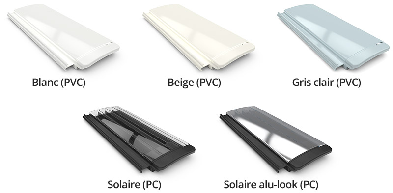 Lames du volet de piscine Alu'Safe WaluRoll