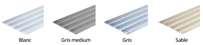 Coloris des lames du tablier Ulmo